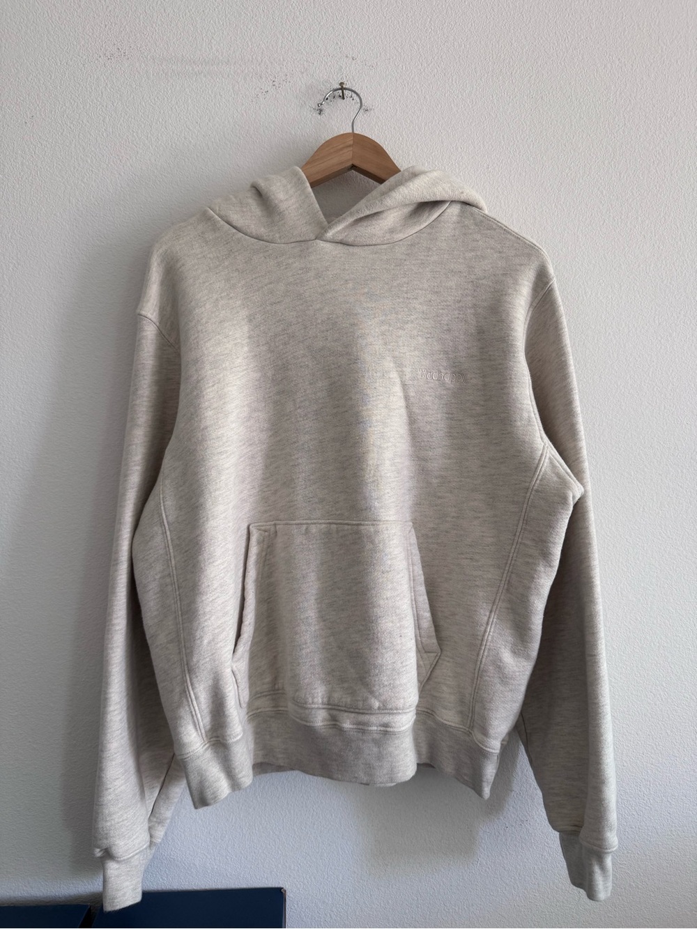 Madhappy Classic Fleece Hoodie In Oatmeal Size M